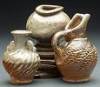 Wood-fired miniature pots